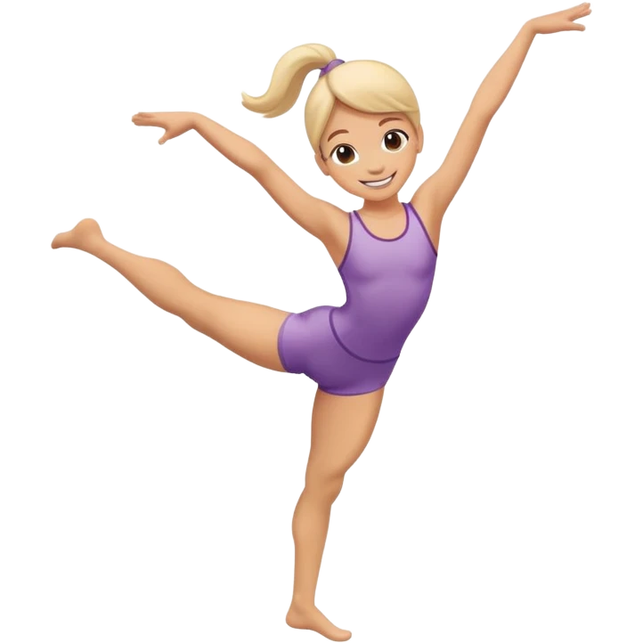 Acrobatic girl emoji