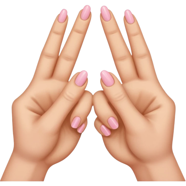 Pinky promise-shaped fingers emoji