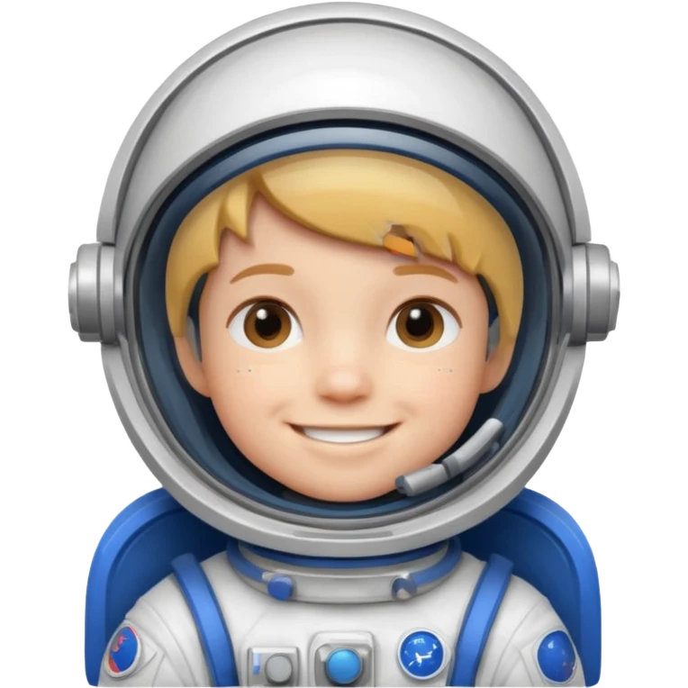 Kid in Astronaut Uniform
 emoji