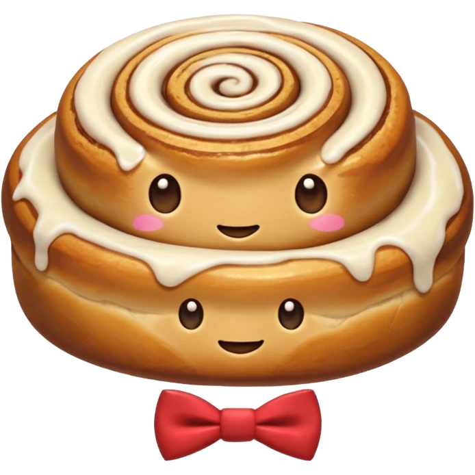 cinnamon roll bowtie emoji