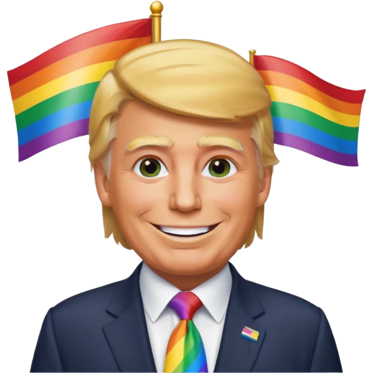 Trump homosexuel emoji