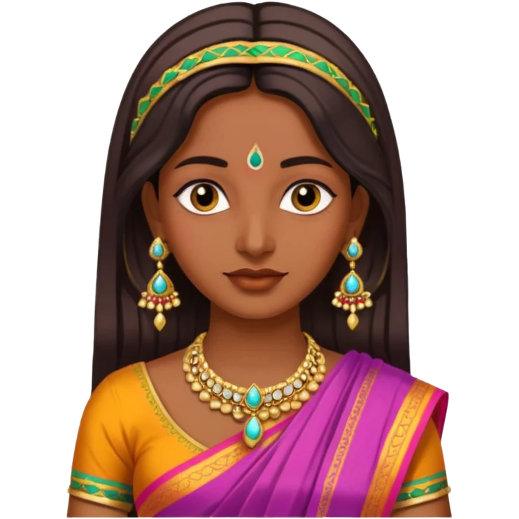 i need an indian in a sari emoji