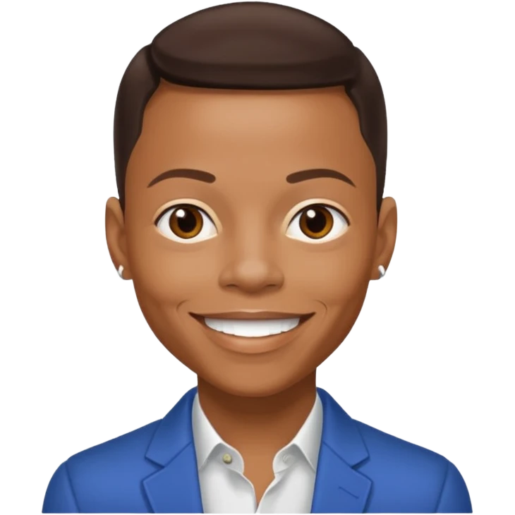 Ronnie DeVoe with dark brown hair  emoji