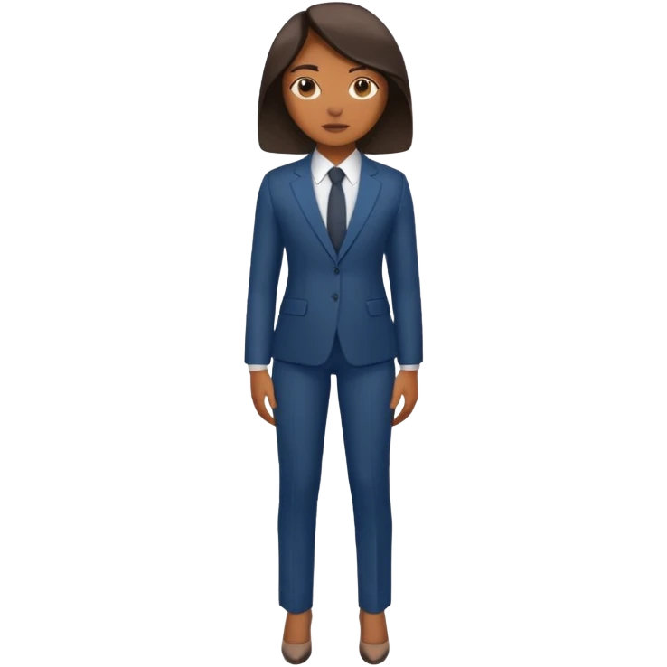 Kemi Badenoch, full body, standing emoji