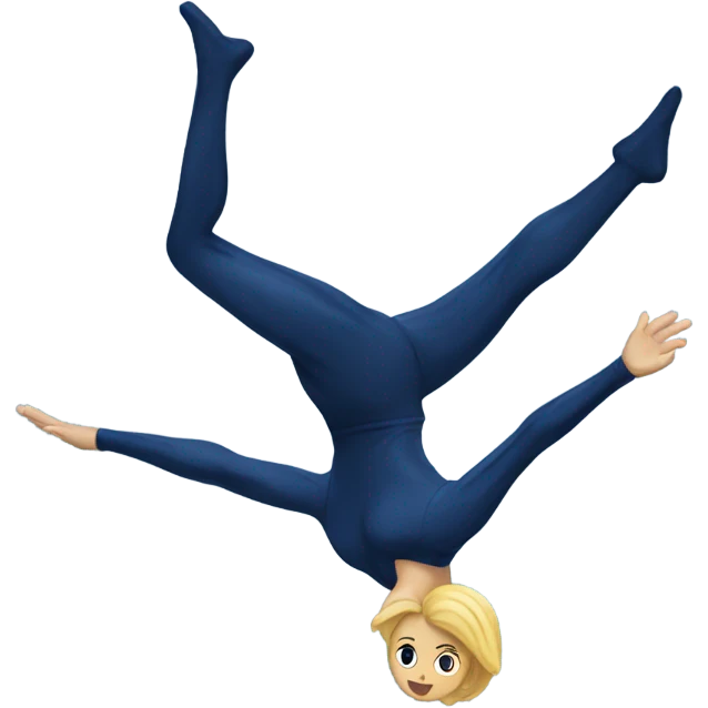 Navy diver gymnastics emoji