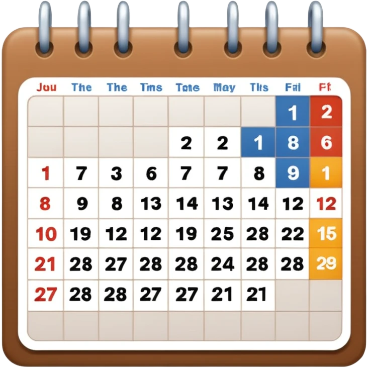 calendar emoji