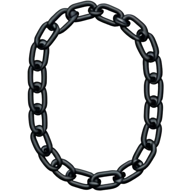 chain with emo style emoji