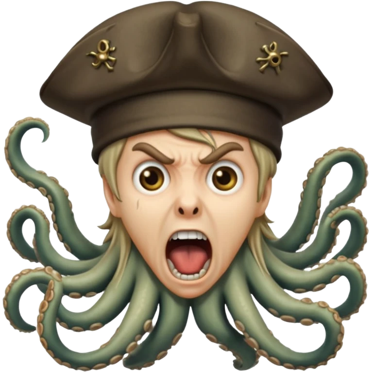 davy jones screaming emoji
