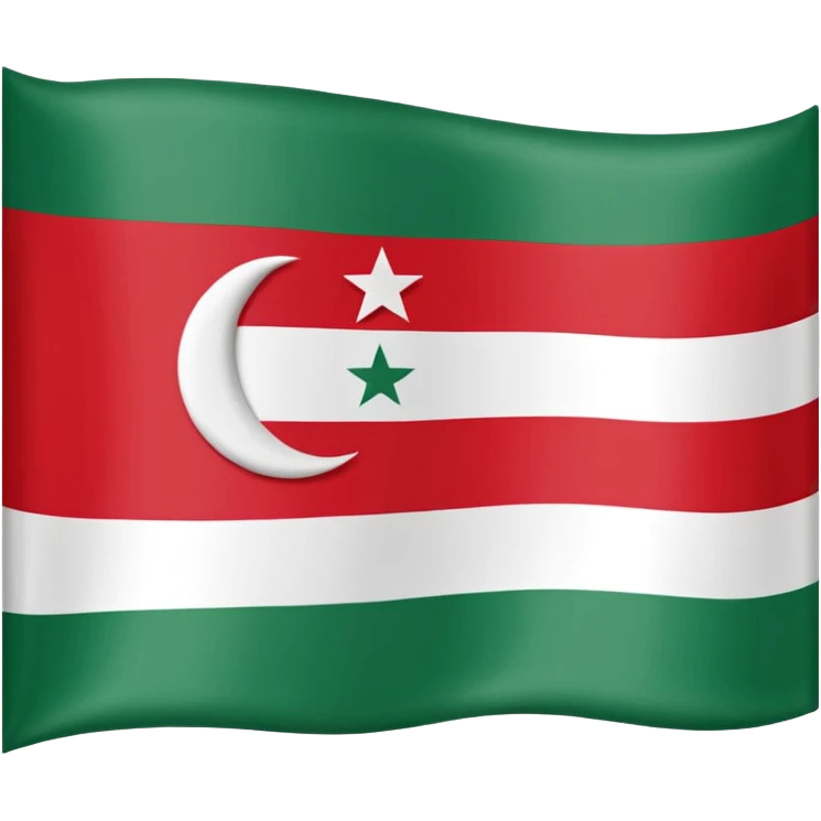 Chechen Flag, the flag 1991-1999 emoji