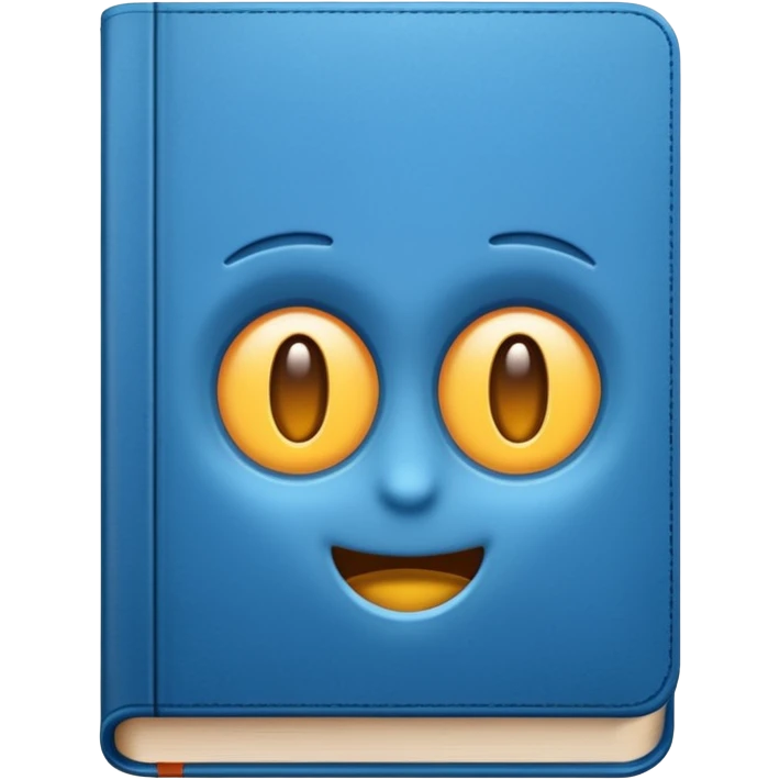 Book Blue emoji