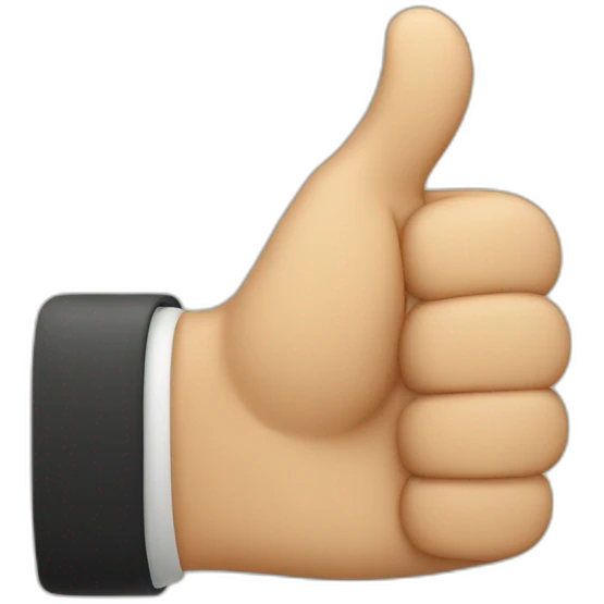 Thumb up emoji