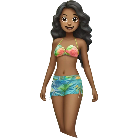 hawaii beach waves emoji