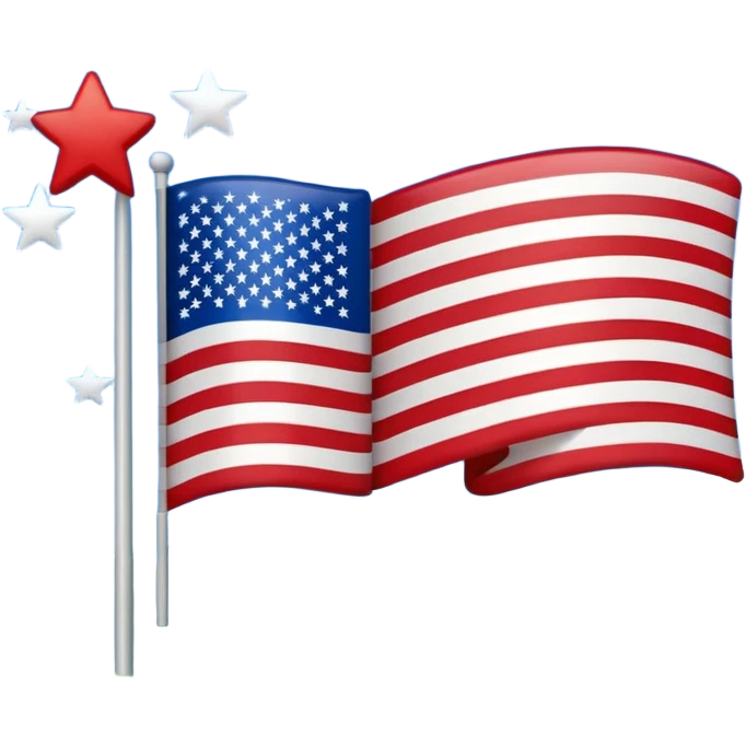 Pledge of allegiance flag emoji