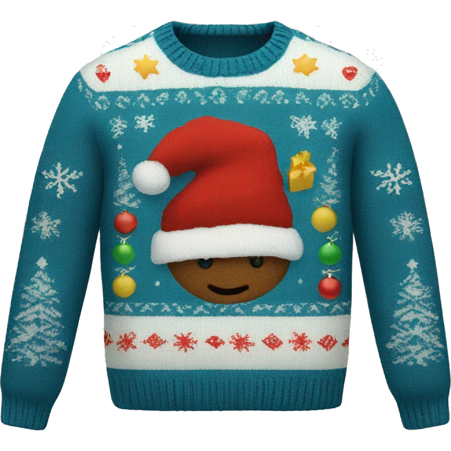 Christmas sweater emoji