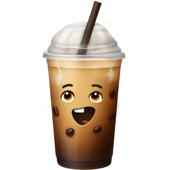 Iced coffee  emoji