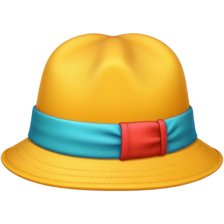 colorful hat emoji