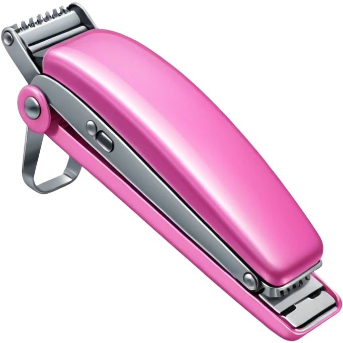 Pink nail clipper  emoji
