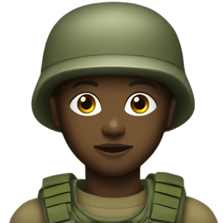 child-soldier emoji