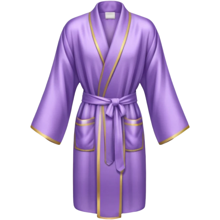 Light purple silk robe emoji