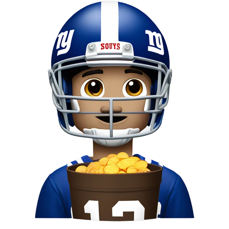 Make Daniel jones on the NY Giants but he’s a trash can, he’s number 8 emoji