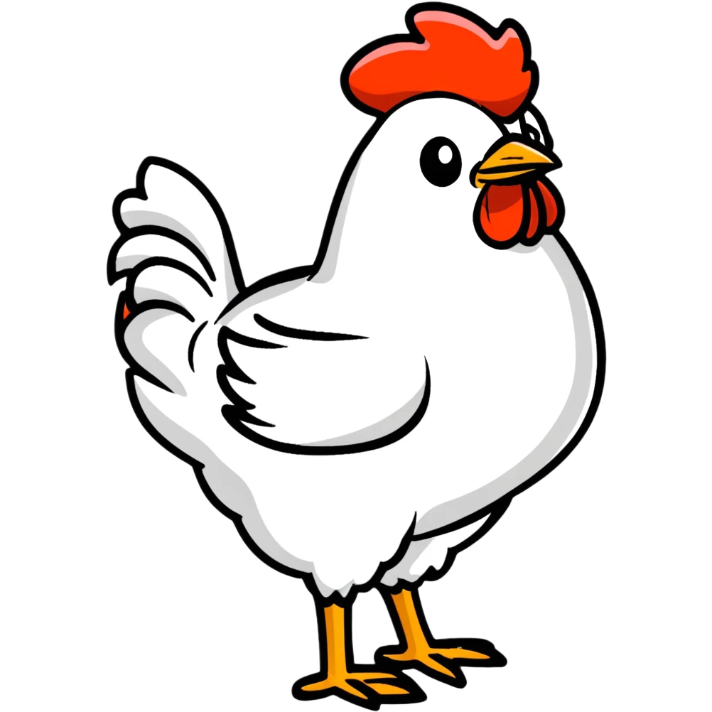 Hen emoji