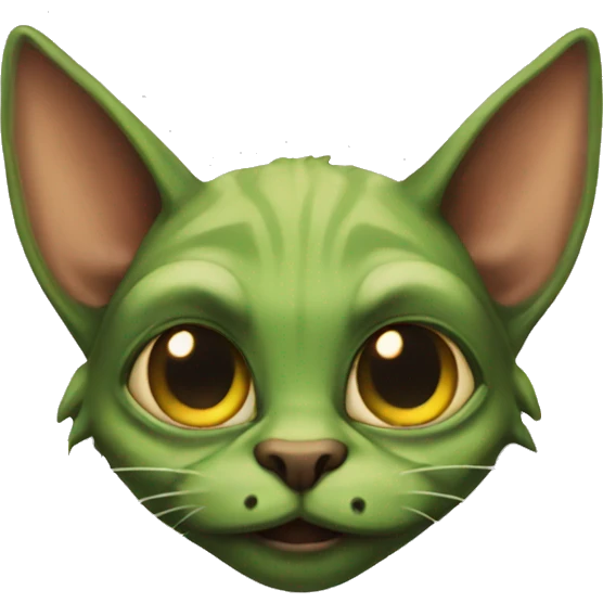 Goblin cat emoji