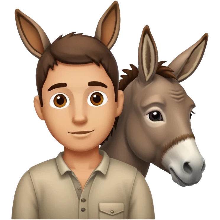 half donkey half human emoji