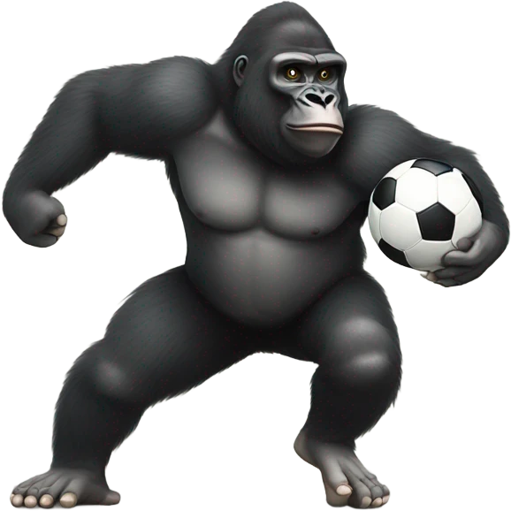 Gorilla football emoji