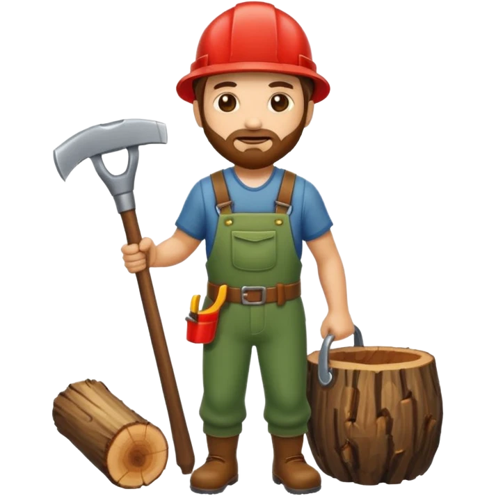 woodcutter emoji