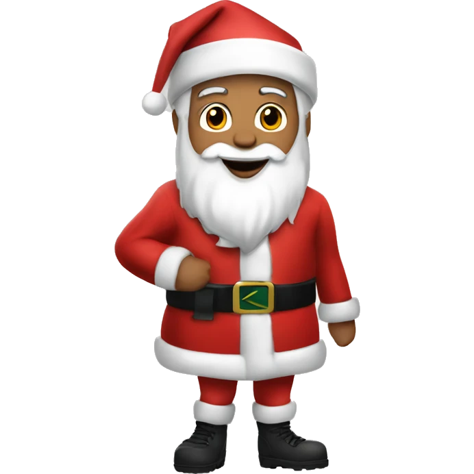 cristiano ronaldo as santa emoji