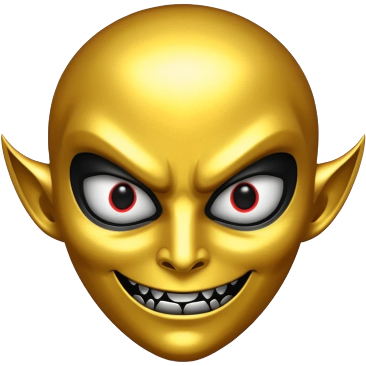 glitter evil face shadow emoji