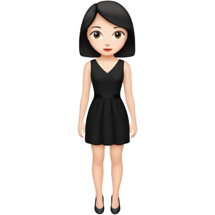 little black dress emoji