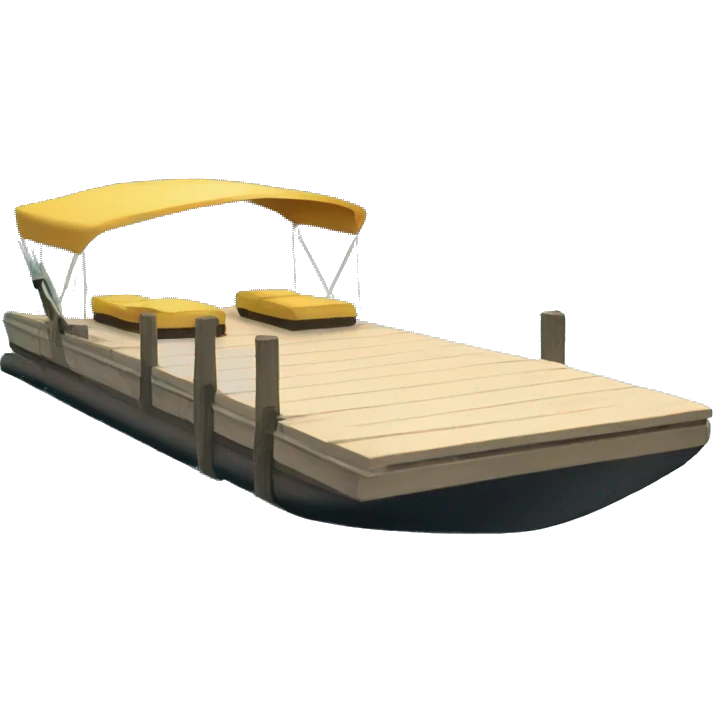 pontoon at the lake emoji
