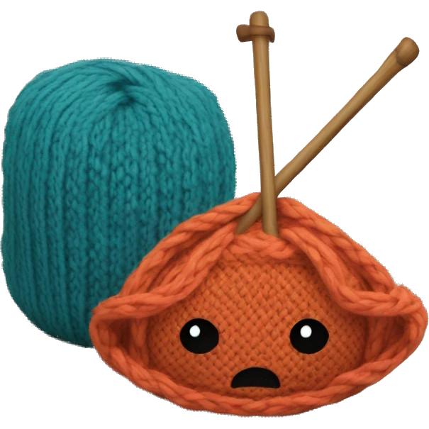 knitting emoji