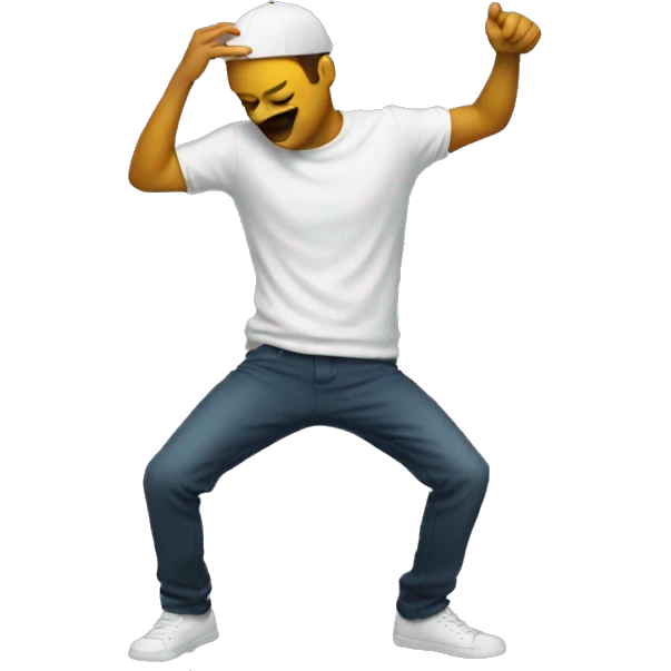 person dabbing emoji
