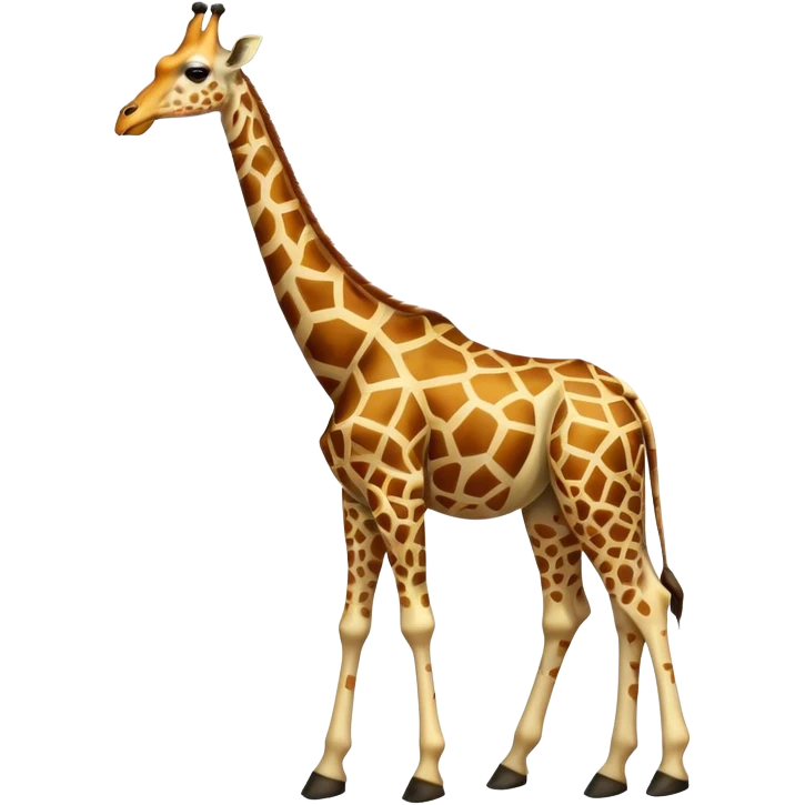 Vintage circus giraffe emoji