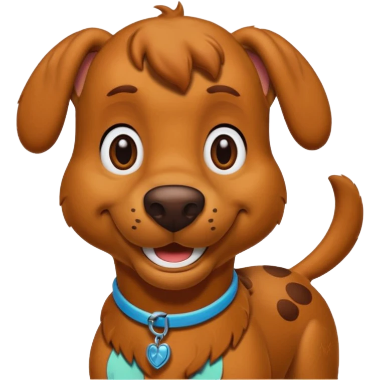 Scooby-Doo the famous dog character emoji