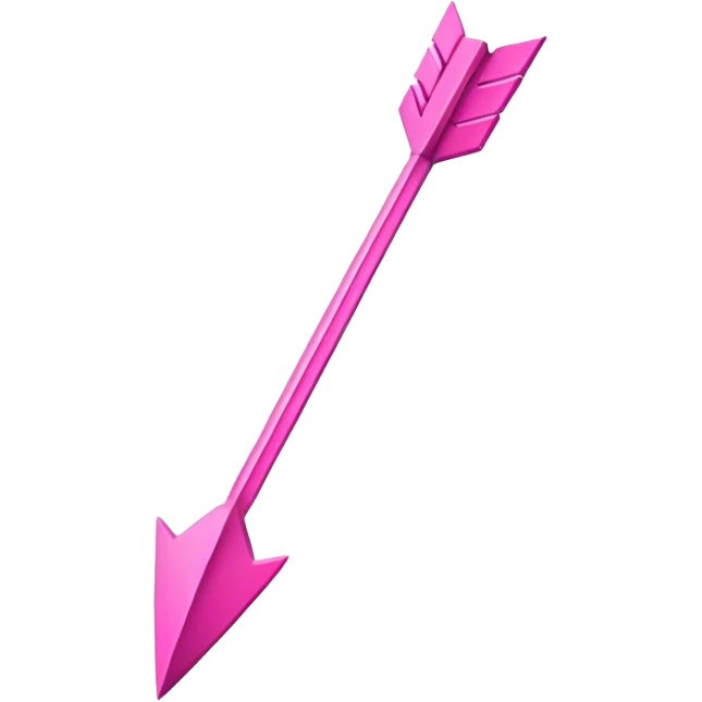 arrow pink emoji