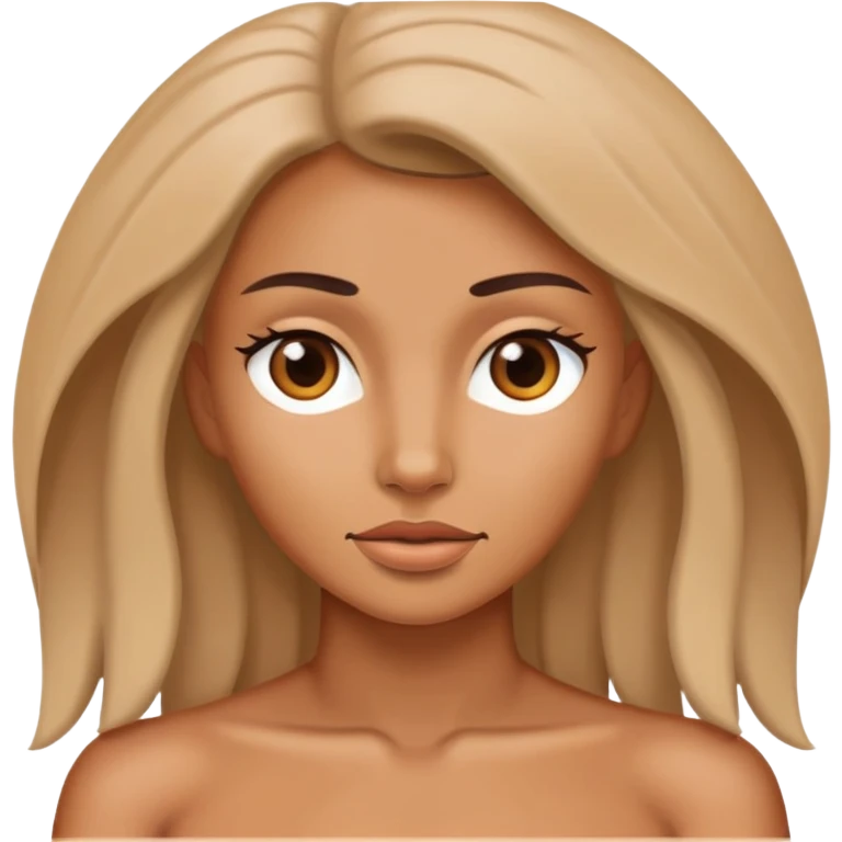 naked woman vagina shown to camera emoji