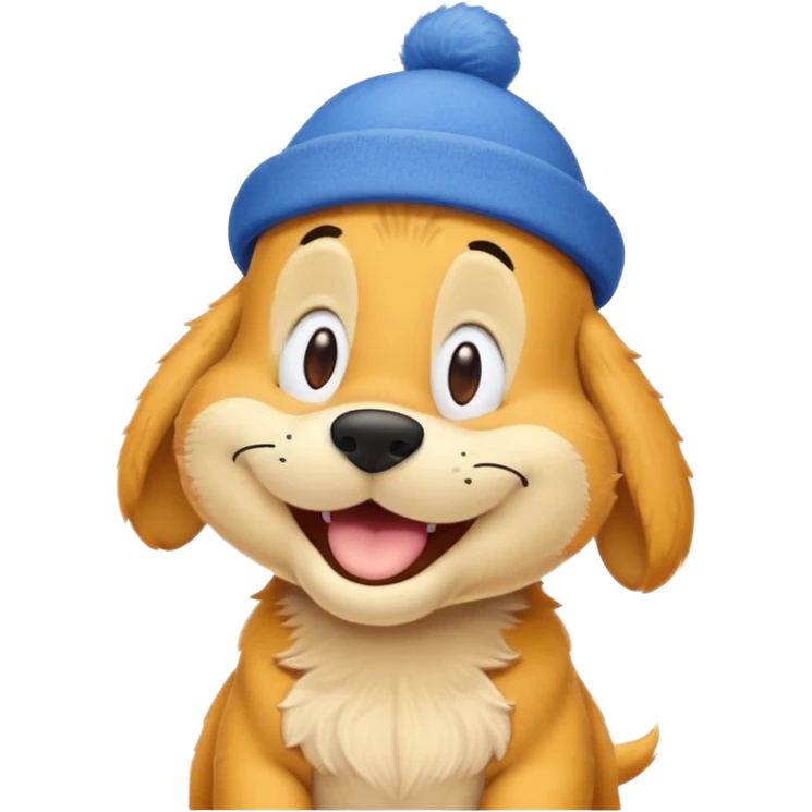 odie from garfield in a hat emoji