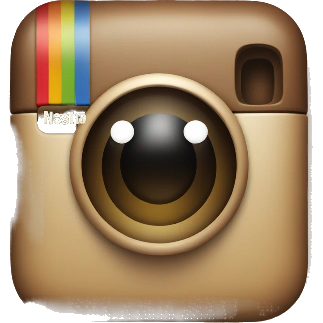 Actual Instagram logo emoji