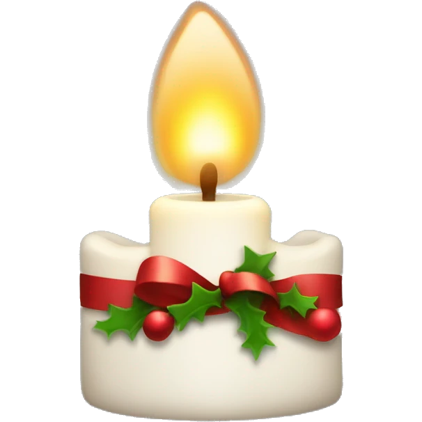 christmas candle emoji