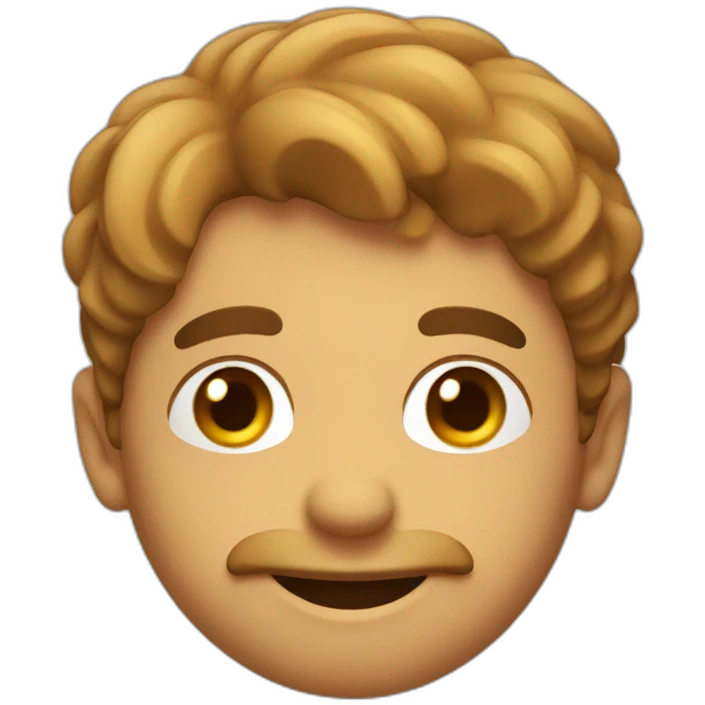 Spanish guy with bear winking emoji