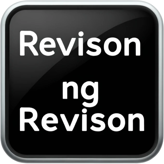 Sign saying REVISION COMING emoji