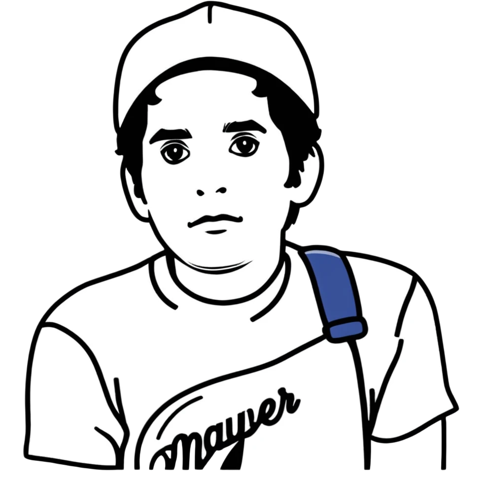 John Mayer cartoon sticker emoji