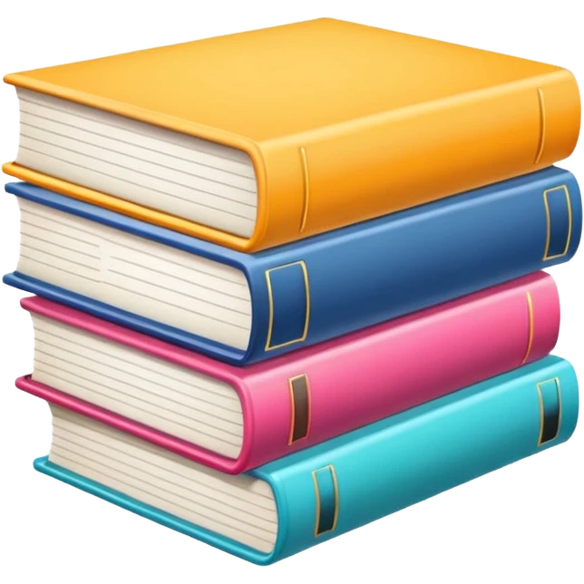 Modern books and magazines  emoji