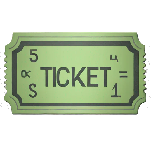 ticket emoji