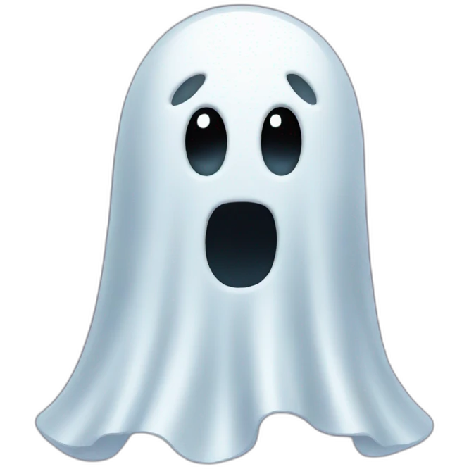 fun ghost emoji