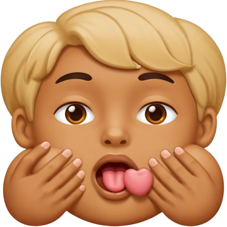 Licking nipples emoji