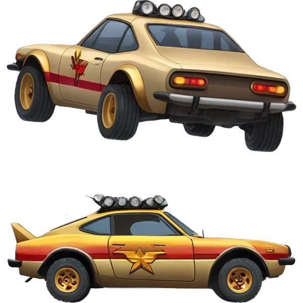 1970s Wonder Woman Long wheelbase widened Scion FR-S off road desert race truck  emoji
